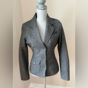 Triple five Soul Women's Gray Blazer Jacket